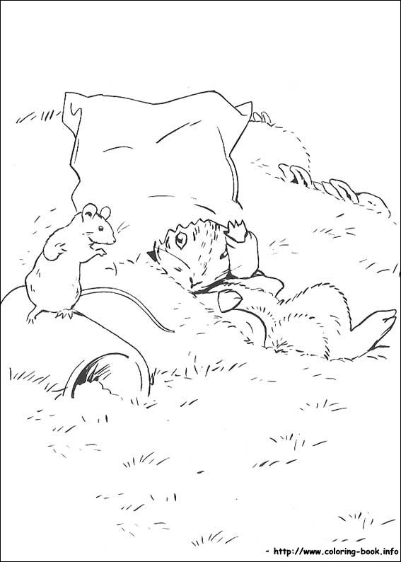 Peter Rabbit coloring picture